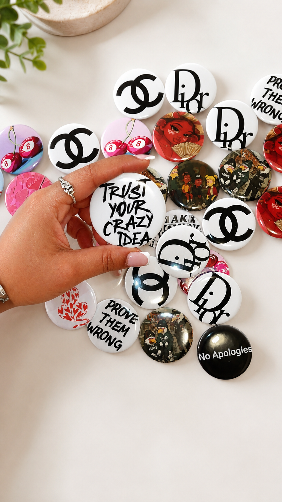 Custom buttons