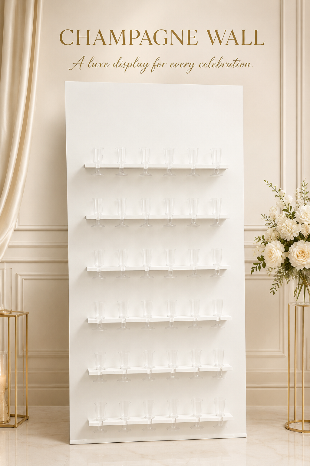 Champagne wall