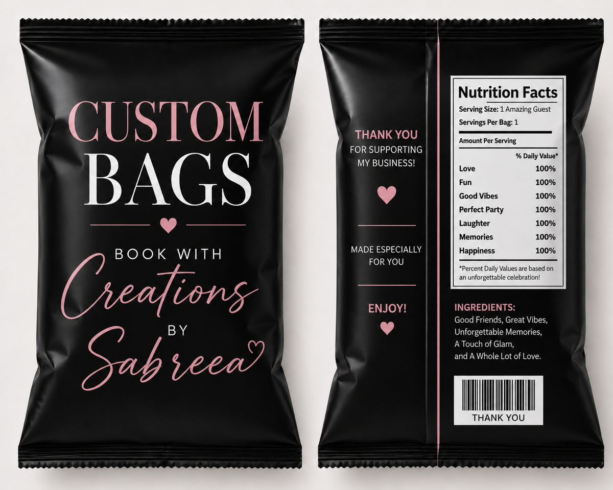 Custom chip bags