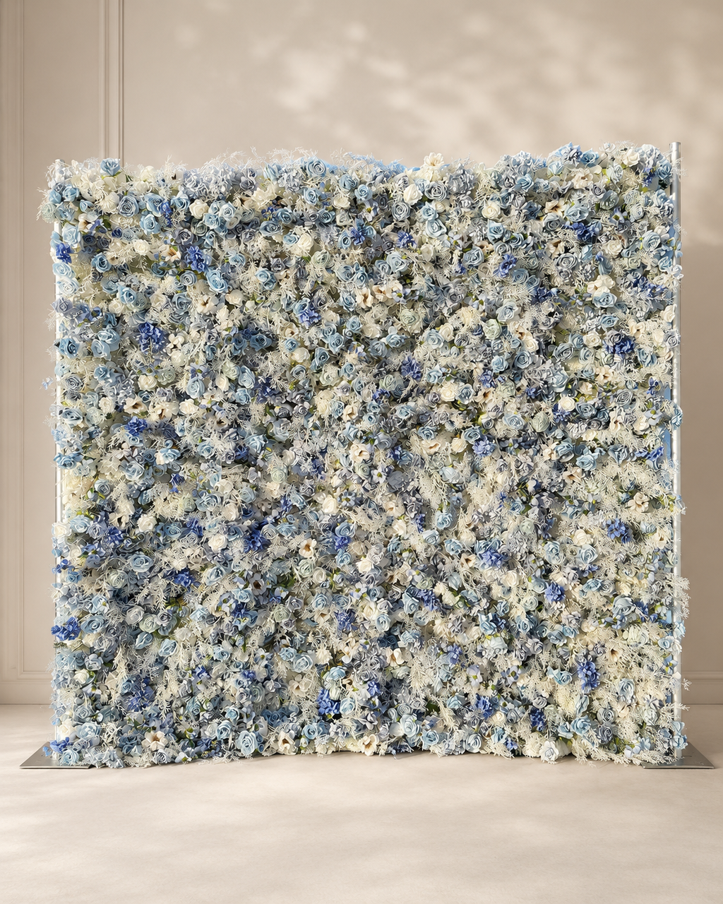 Blue flower wall